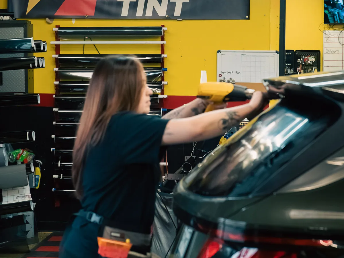 Automotive window tinting, project 5
